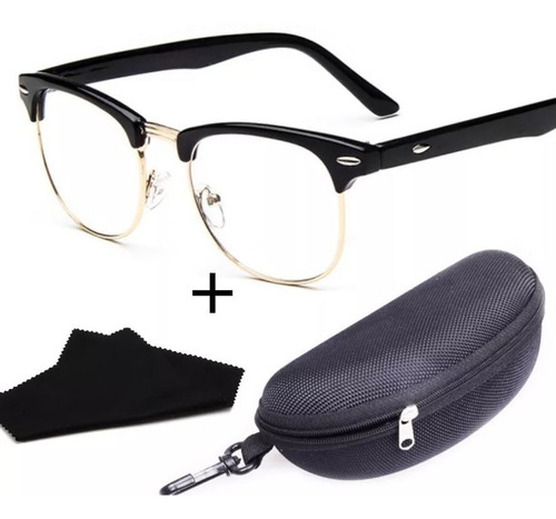 Lentes Computadora  Steampun Armazon  + Paño + Funda + Envio