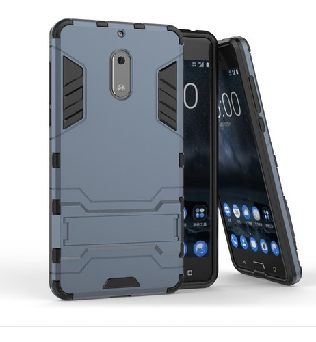 Funda Iron Case Para Nokia 6 Ta-1033 Uso Rudo Anti Golpes