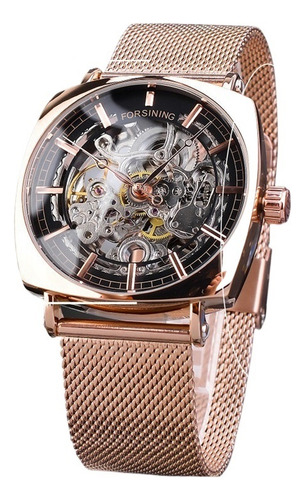 Men Automatic Mechanical Watch 242g Skeleton Dial