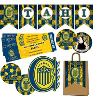 Comprar Kit Imprimible Candy Rosario Central Fútbol 100% Editable