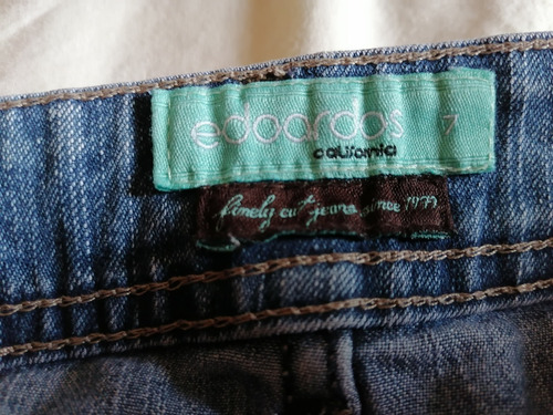 Jeans Mujer Oferta Talla 7 Edoardos Corte Medio 