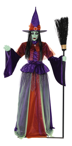 Pretty Witch Animatronic Bruja Terrorífica Halloween Terror