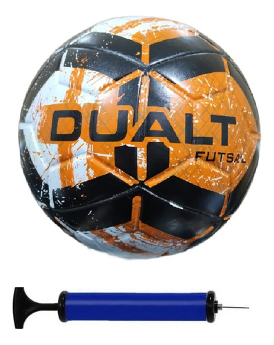 Bola Futsal Dualt Recreativa Com Bomba Cor Marrom