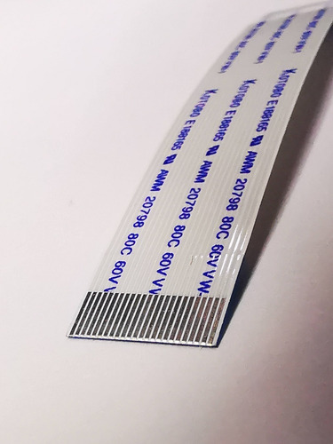 Cable Flex Membrana 24pines X 100mm Largo X 0.5mm Separacion
