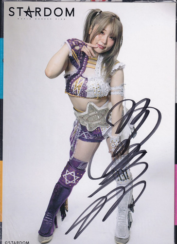 Autógrafo De Tam Nakano Stardom Lucha Libre Puroresu