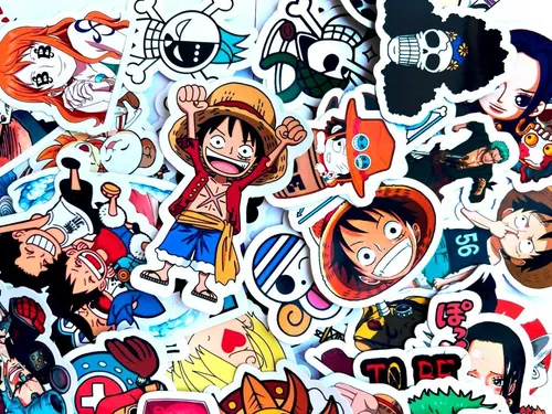 Set De 50 Stickers De One Piece - Anime / Manga