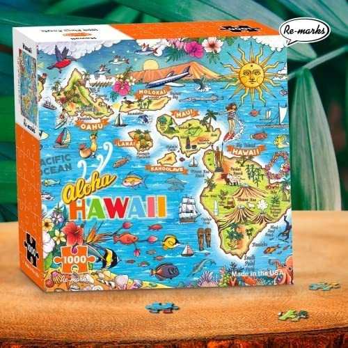 Re-marks Aloha Hawaii Rompecabezas De 1000 Piezas Para Todas