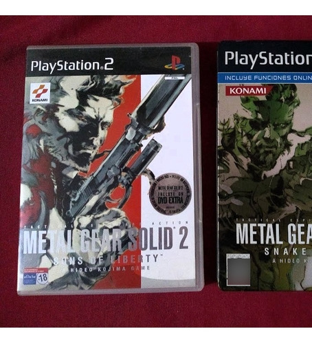 Metal Gear Solid 2 Y 3 Pal España Originales Completos