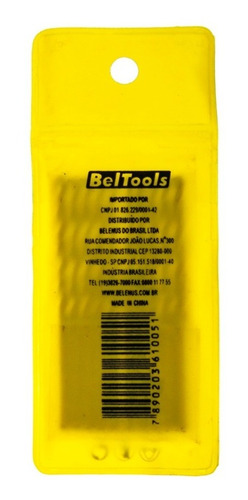 Imagem 5 de 8 de Kit C/ 10 Broca Aço Rápido D338 3,5mm Beltools