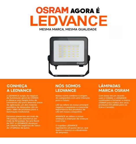 Promoção Projetor Refletor Ledvance Osram 30w Floodlight