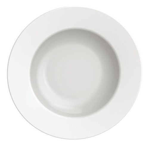 Plato Hondo 21 Cm Porcelana Tramontina Borde Reforzado