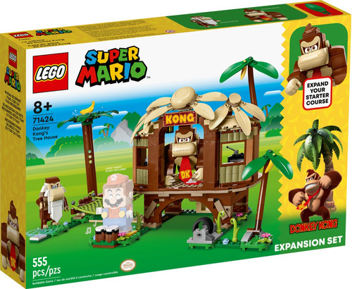 Lego Mario Expansão 71424 Casa Na Árvore Do Donkey Kong Quantidade De Peças 555