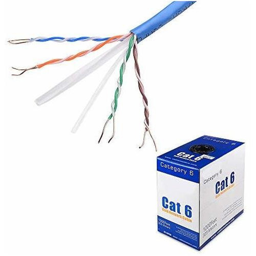 Cable Sólido Ethernet Axgear Cat6, Caja A Granel, 23 Awg, In