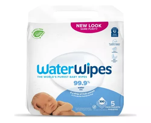 Toallitas Humedas De Agua Bebe WaterWipes Pack x3 180Und