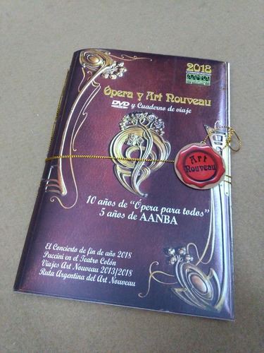 Ópera Y Art Nouveau: Dvd Y Cuaderno De Viaje. Aanba