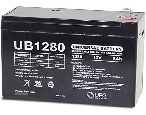 Ub1280 12 V 8 Ah Sla Batería De Repuesto Para Apc Ups - Bate