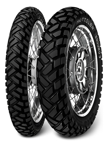 Pneu Traseiro 120x80-18 Enduro 3 Sahara (62s) Tt Metzeler