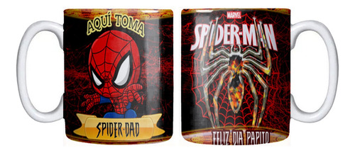 Tazón Día Del Padre Spider - Man Spider - Dad Grafimax
