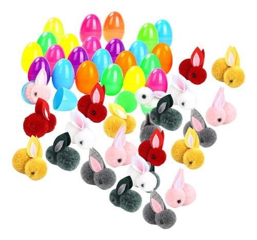 - Huevos De Pascua Con Conejitos De 26 Huevos De Conejo