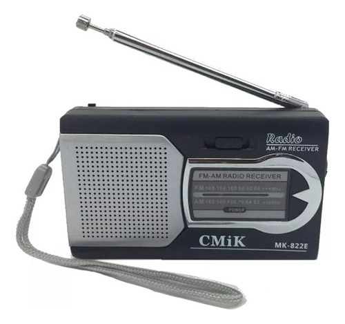 Radio De Mano Cmik Am/fm Con Altavoz Incorporado Mk-822e