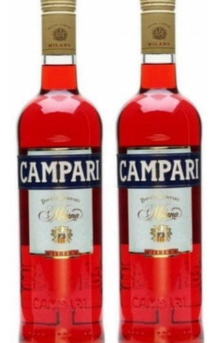 Campari Bitter Milano 2 Unidades 900ml