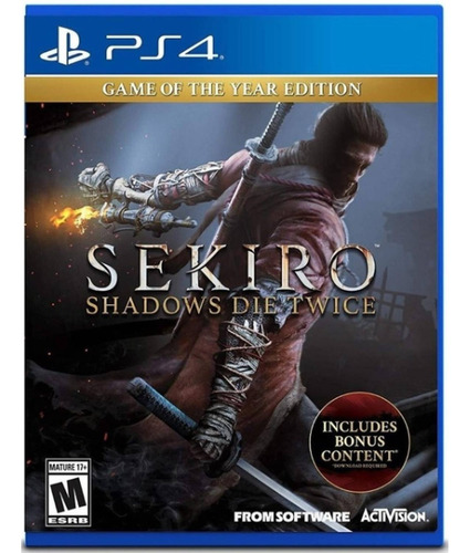 Sekiro: Shadows  Edicion Juego Del Año Ps4 Envio Gratis