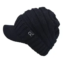 Comprar Gorros Sombreros Y Boinas Grueso Y Suave Negro Talla Única