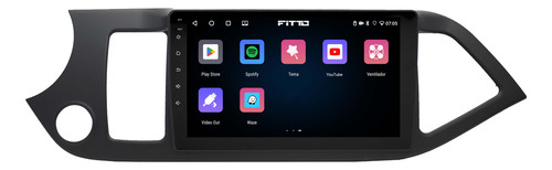 Multimidia Kia Picanto 13/18 9p Android 14 2gb 64gb Carplay
