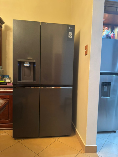 Refrigerador Lg Side By Side Vs22jnt Color Negro Mate Negro (Usado)