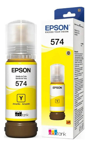 Garrafa de tinta amarela Epson T574 65ml T574420