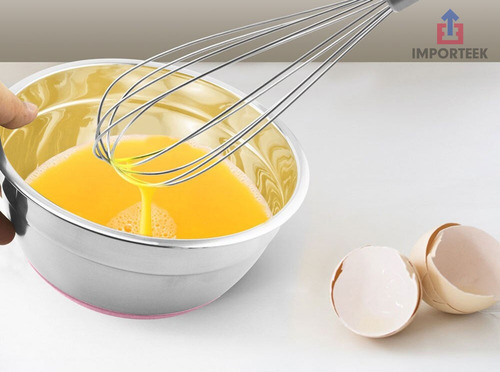 . Batidor De Mano Cocina Profesional Panaderia Reposteria