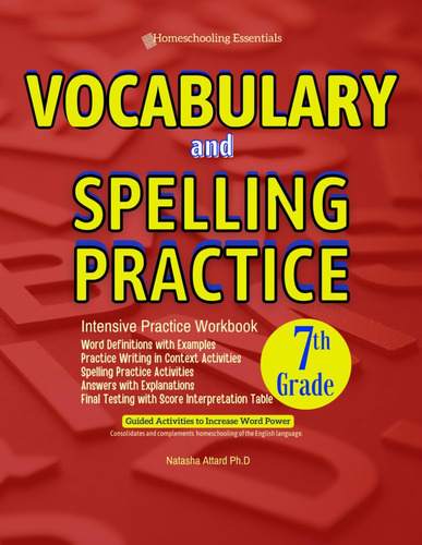 Libro: Vocabulary And Spelling Practice Grade 7: Intensive