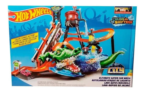Hot Wheels Autolavado Ataque Del Lagarto 1 Autcolorshifters