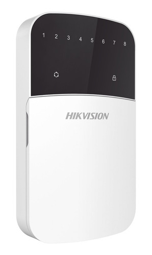 Teclado Cableado Hikvision 8 Zonas P/ Paneles Ax Híbridos