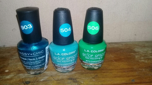 Imagen 3 de 5 de Pinturas De Uñas L.a Colors