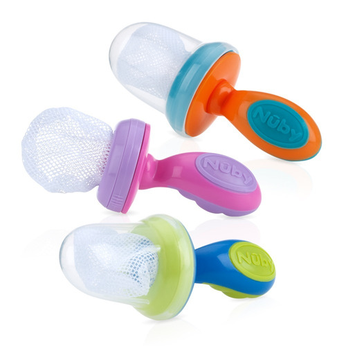 Imagen 3 de 10 de Chupete Para Frutas Nuby Ayuda Al Bebe A Comer Frutas 6m+