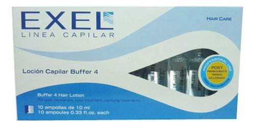 Ampolla Capilar Exel Buffer 4 Restaurador Ph Permanente 10ml