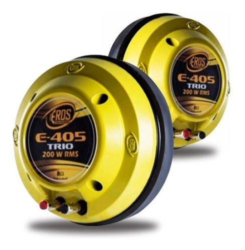 Kit 02 Unidade Driver Eros E405 Trio Fenólico 200wrms 8 Ohms