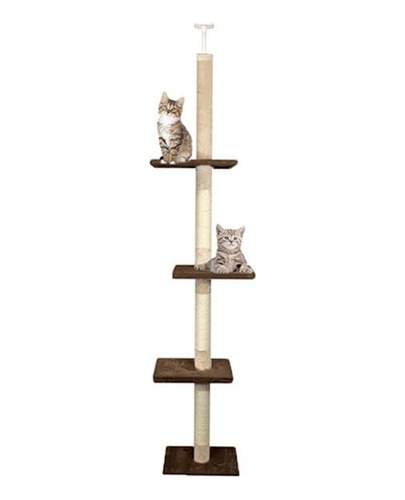 Rascador Para Gatos Torre Con Altura Ajustable