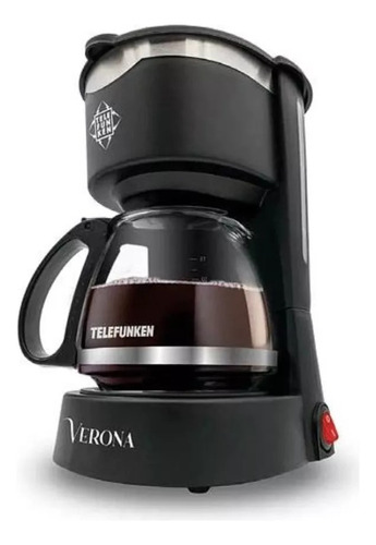 Cafetera Eléctrica Telefunken Verona 0.6lts Filtro Lavable