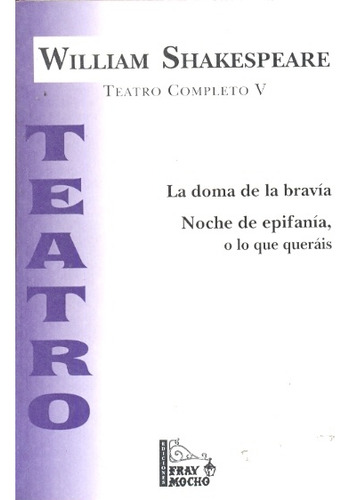 Teatro Completo V. Shakespeare - William Shakespeare