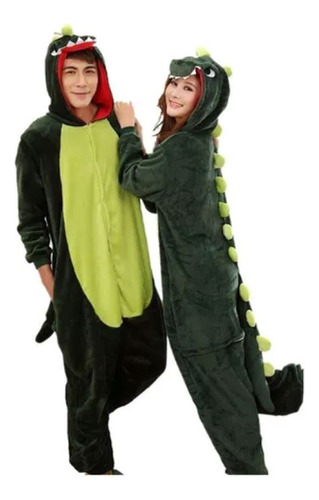 Pijama Mameluco Mujer/hombre Dinosaurio