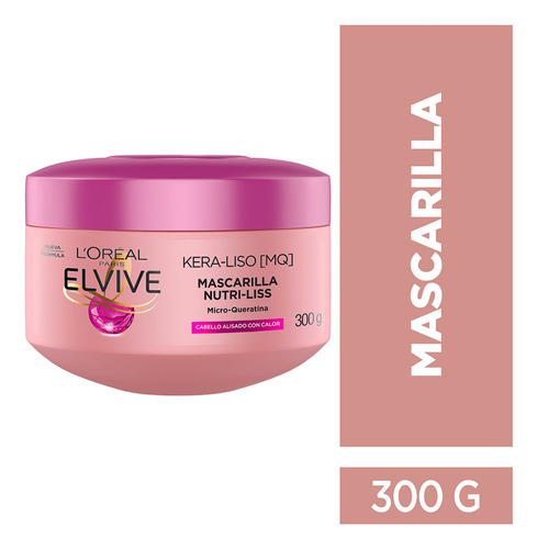 Tratamiento Kera Liso 230 X300gr Elvive Loreal Paris