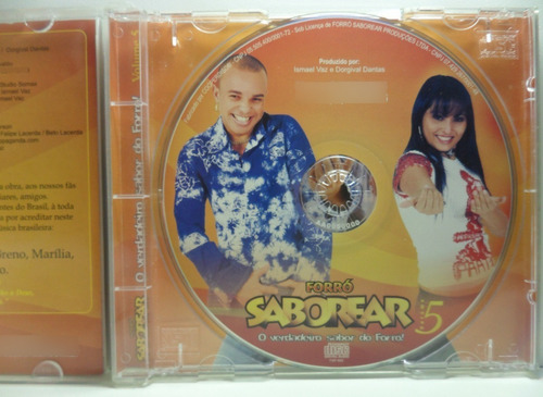 Forró Saborear, O Verdadeiro Sabor Do Forró - Vol 5, Cd Orig (Usado)