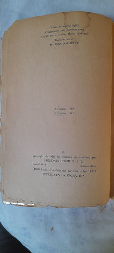 Niñez Y Adolescencia - Joseph Stone / Joseph Church V/ Envío (Usado)
