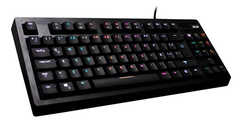 Teclado Gamer Vsg Quasar Rgb Outemu Brown Color Negro