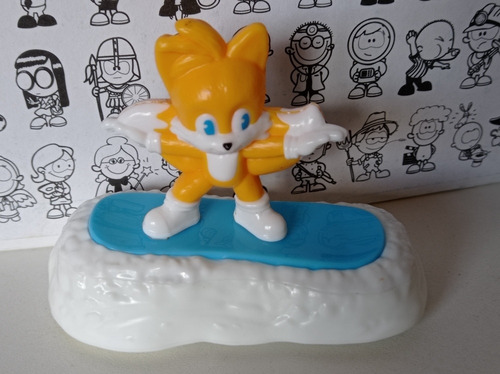 Tails Sonic 2 La Película Juguete 4+ Stickers Mc Donalds