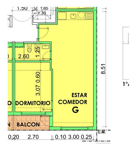 Venta Departamento De 1 Dormitorio Con Balcon Oportunidad