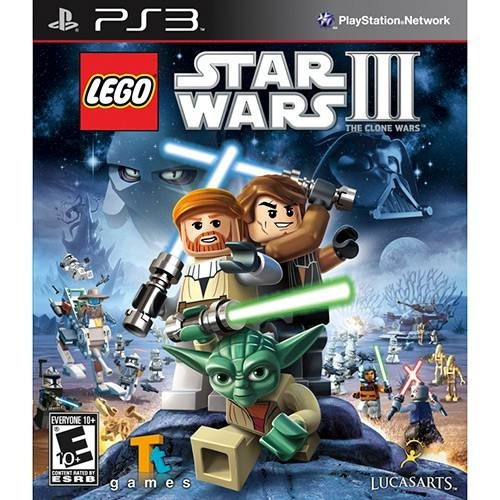 Lego Star Wars 3 The Clone Wars (mídia Física)  - Ps3