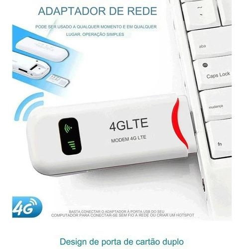 Router Wifi 4g Usb Portátil Desbloqueado En Brasil